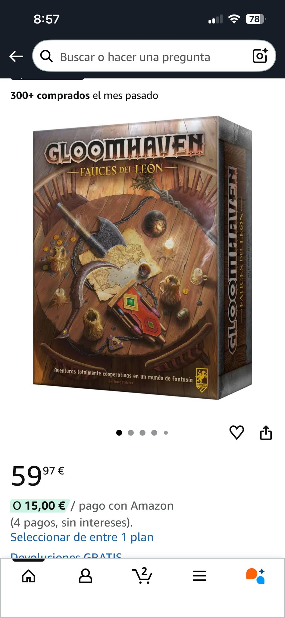 Estanterías organizadas con juegos de mesa